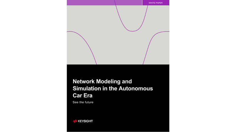 Network Modeling and Simulation in the Autonomous Car Era